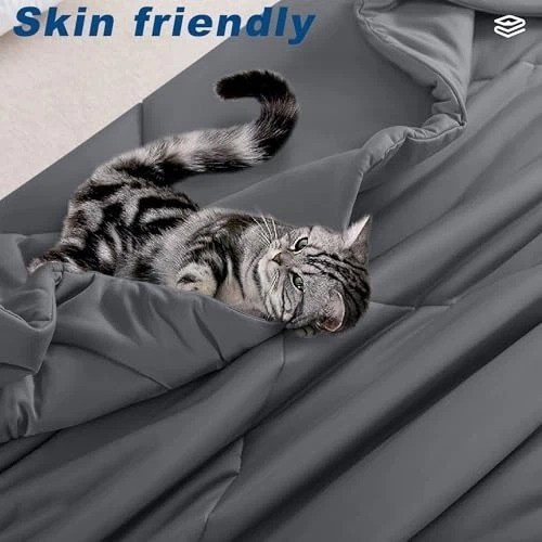 Cooling Comforter Queen Size Double Sided Ice Blanket for Hot Sleepers