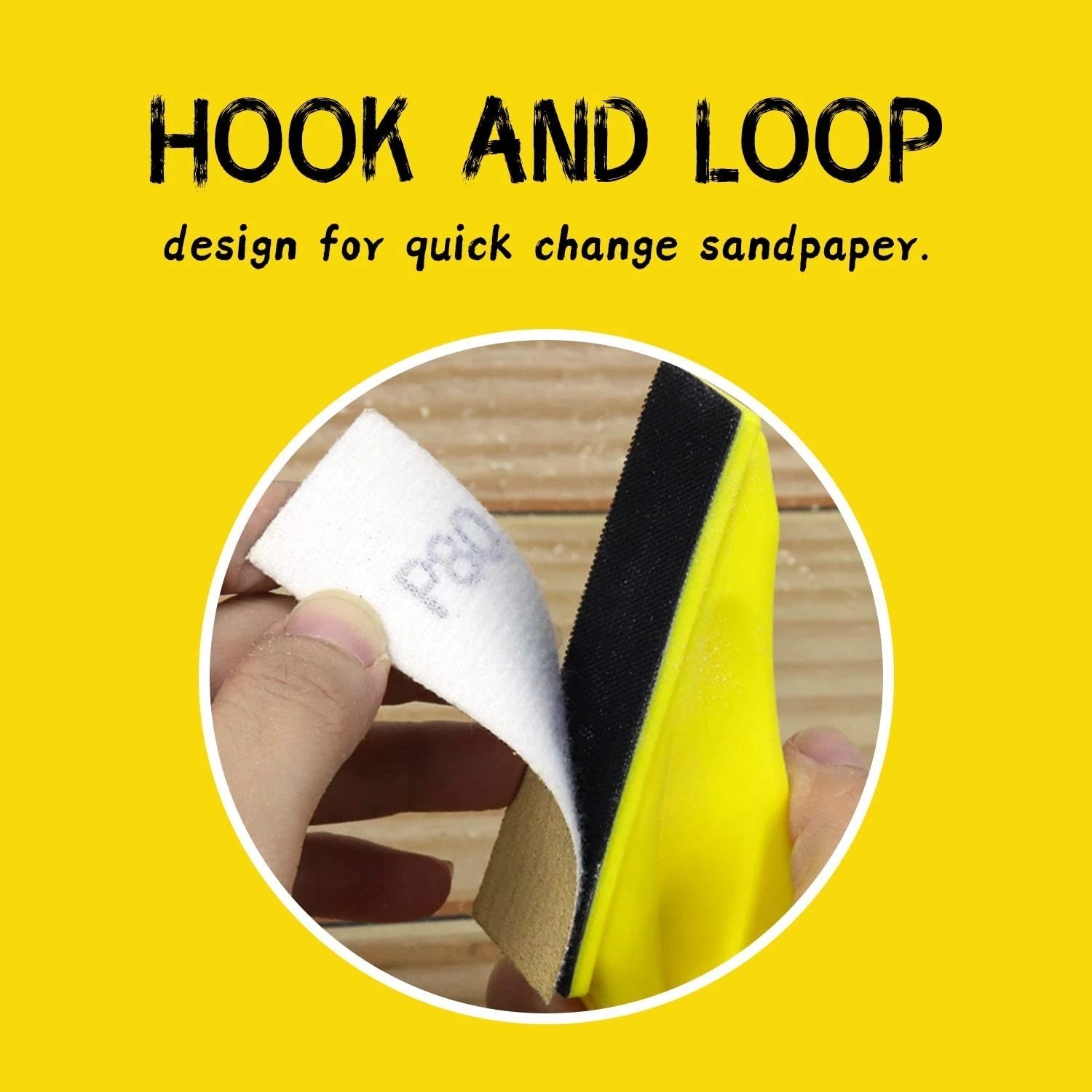 Ergonomic Electric Mini Sander and Sandpaper Set – 5 Grit Options Included