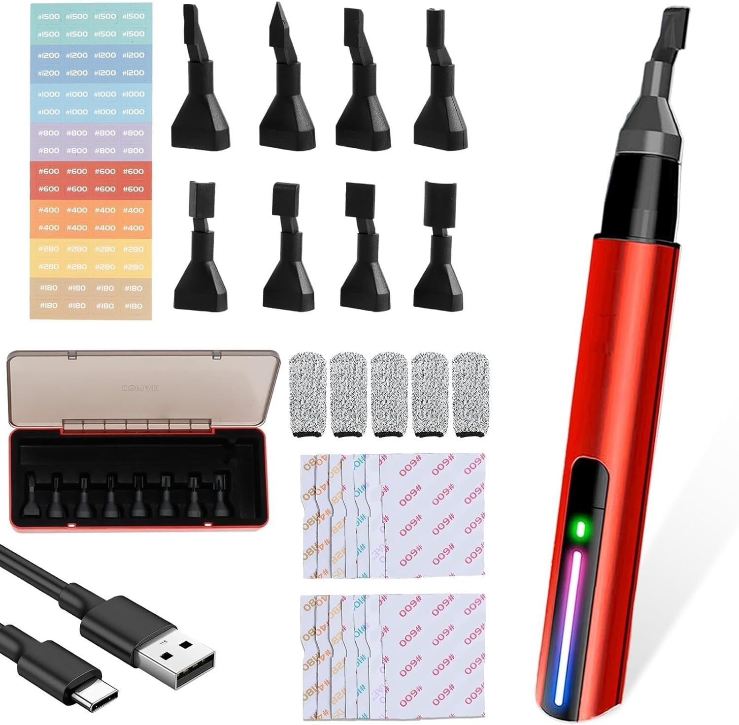 Electric Reciprocating Sander Mini Pen Detail Sander Tool USB Quick Charging …