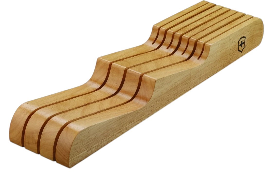 Victorinox 7-Slot In-Drawer Wood Knife Tray Organizer | 7.7065.95