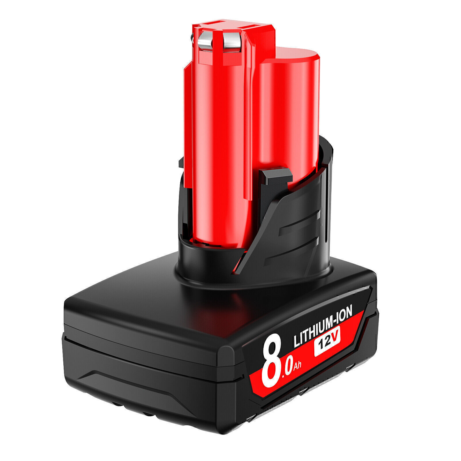 2PC 8.0AH Battery For Milwaukee for M12 Lithium Extended Capacity 48-11-2460