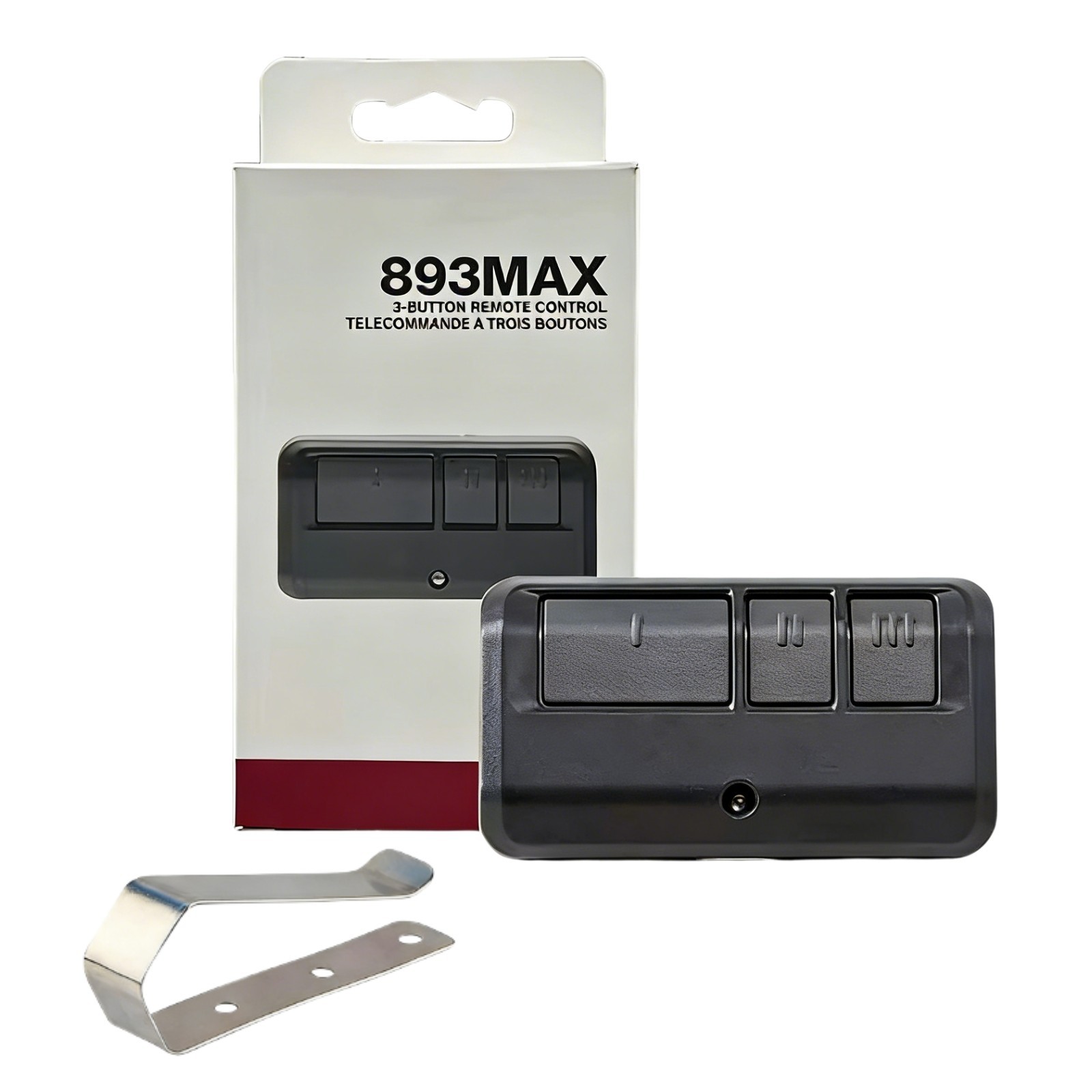 LiftMaster 893Max Remote Control – Black 1