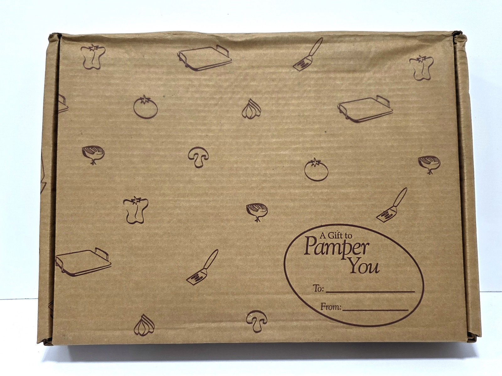 Pampered Chef #2060 Gift Set 15″x13″ Rectangle Stone & Acc.