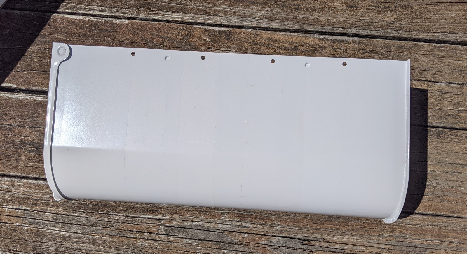Gibraltar White Metal Mailbox Model E1100W00 Made in USA Gently Used