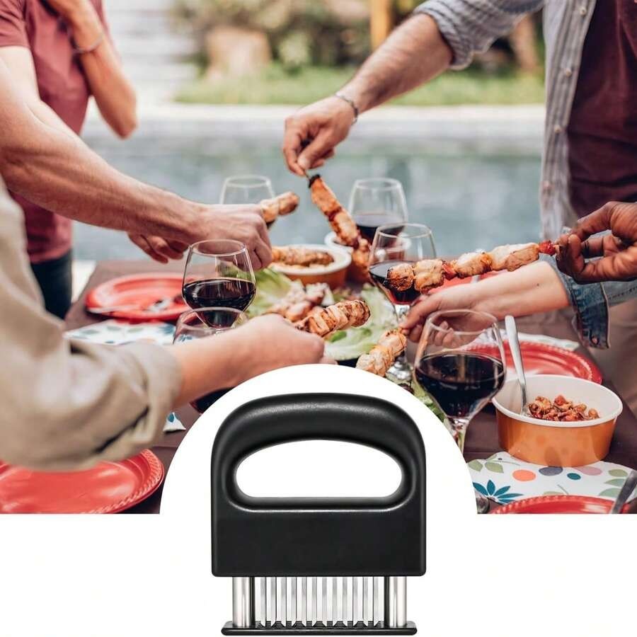 1PACK Meat Tenderizer Tool Stainless Steel Needle Cooking Hammer Kitchen Tool