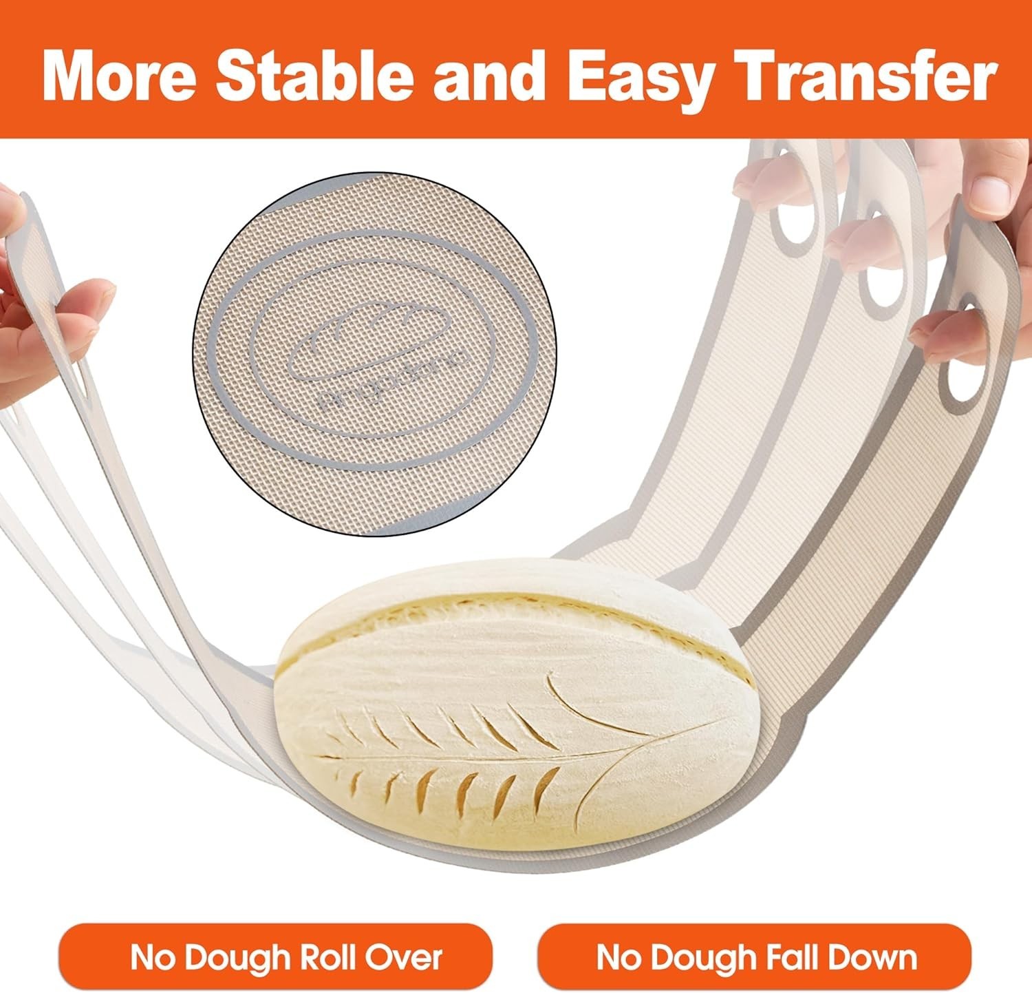Silicone Bread Sling Oval- Non-Stick & Easy Clean Reusable Oval Silicone Baki…
