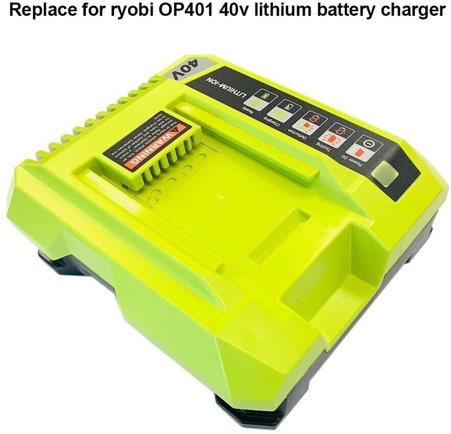 For Ryobi 40V Rapid OP401 Charger 6.0Ah Battery 40 Volt Lithium OP4050 OP40602