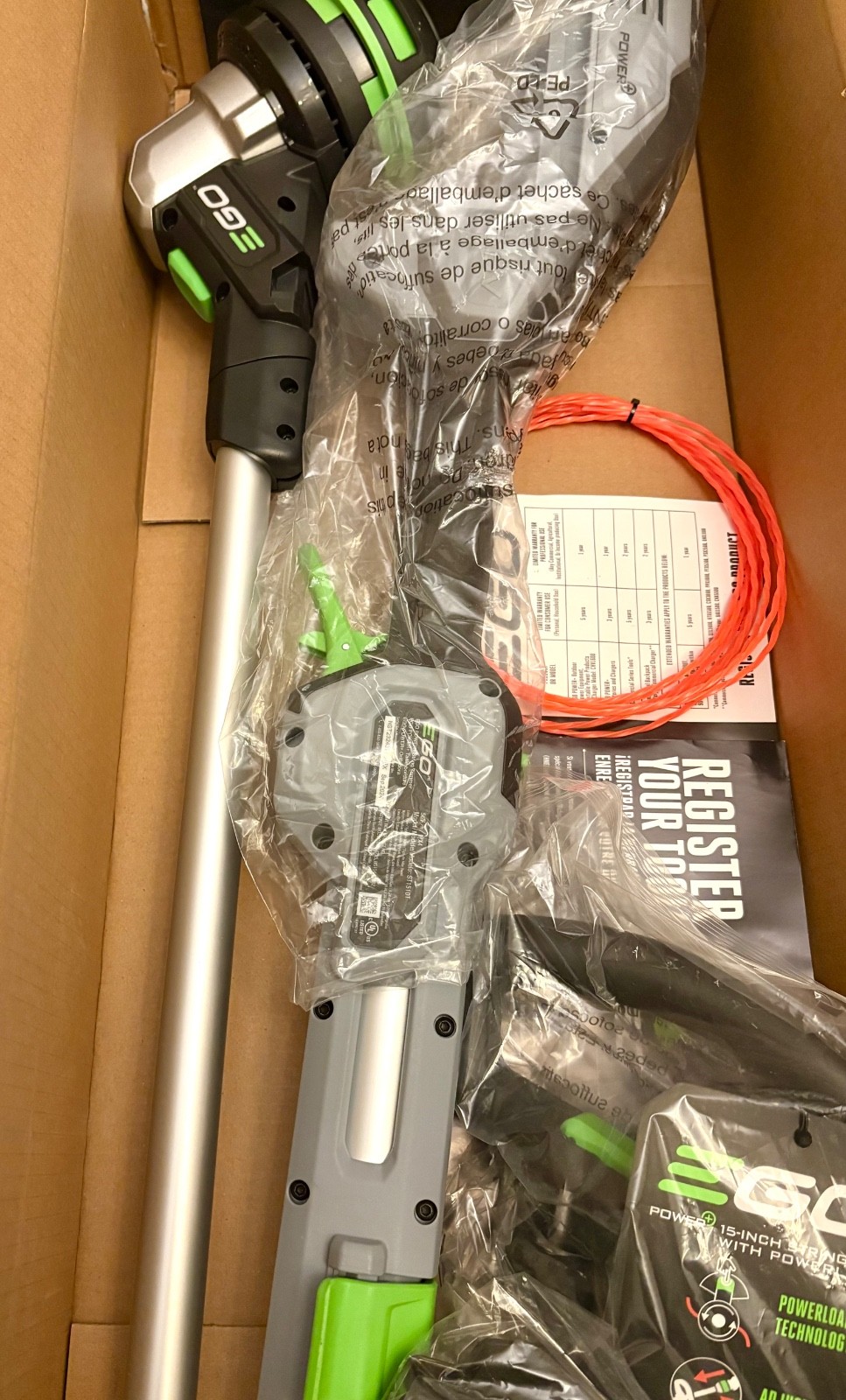 EGO ST1511T 15″ String Trimmer w/ Rapid Reload – Battery & Charger Not Included