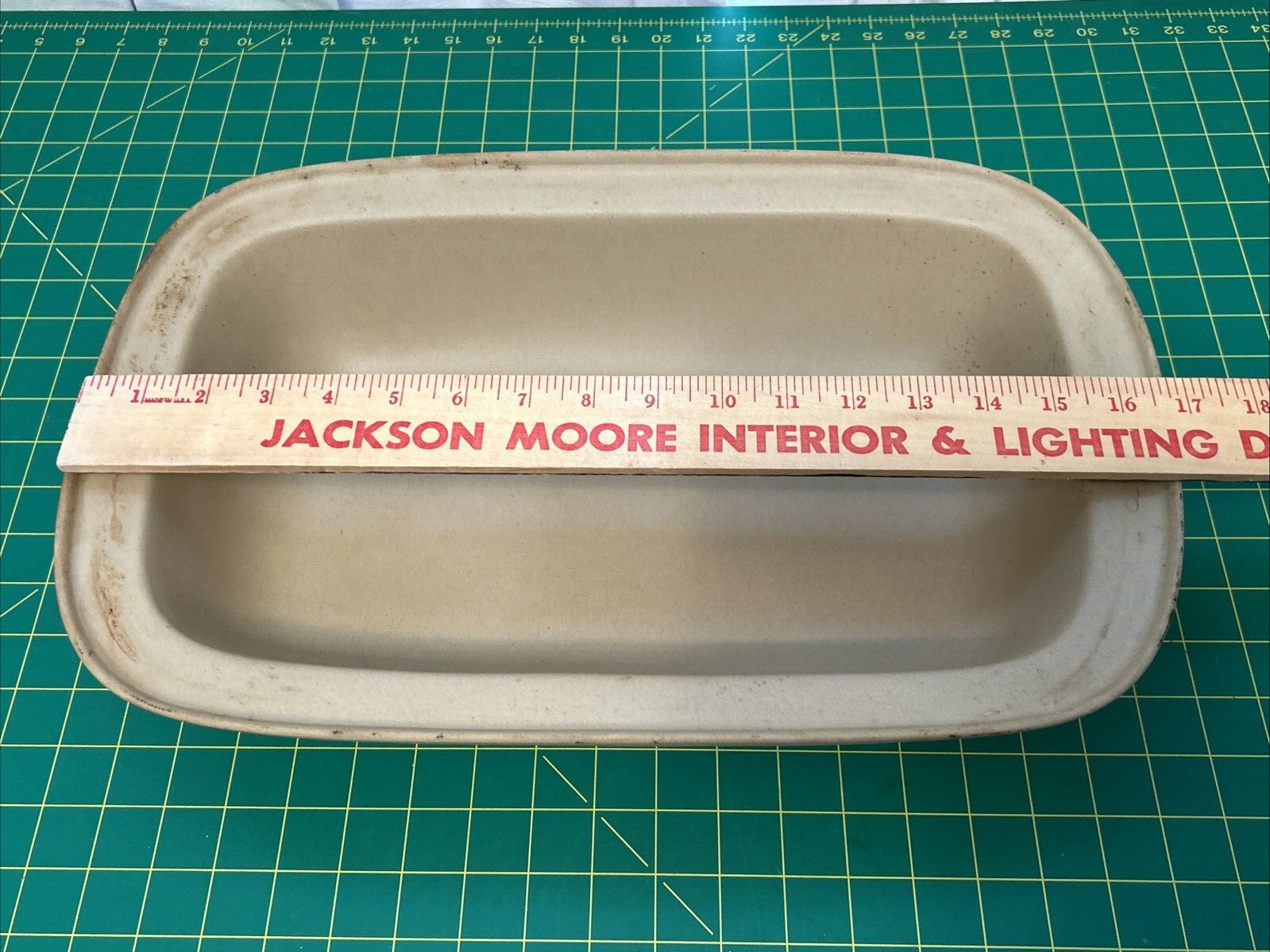 PAMPERED CHEF Family Heritage Classics STONEWARE Rectangular Lid Bowl Baker 1435