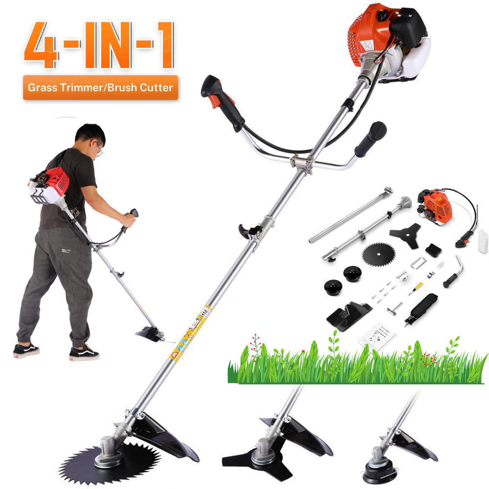 42.7CC/58CC Straight Shaft Gas String Trimmer Gas Powered Weedeater Brush Cutter