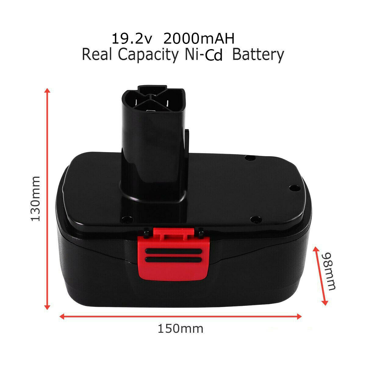 2Pack 19.2 Volt For Craftsman Battery C3 DieHard 130279005 11376 130279003 11375