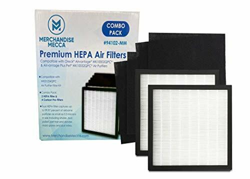 4 HEPA Filters & 8 Carbon Pre-Filters Compatible with Oreck WK01234QPC