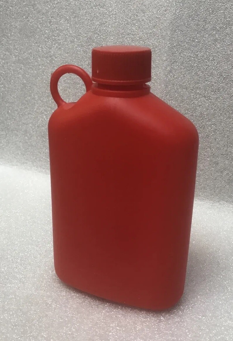 Plastic Alcohol Flask – Red – 2 Pack – 300ml – 10oz Free Shipping