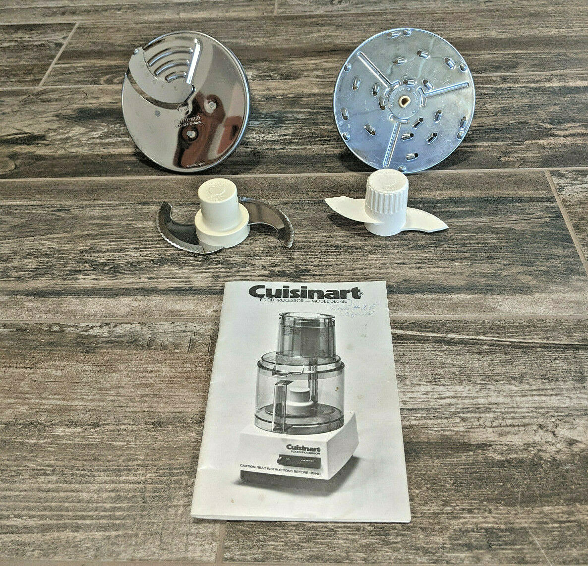 Cuisinart DLC8 Replacement Blades Disc Attachments Instruction Manual Lot of 5