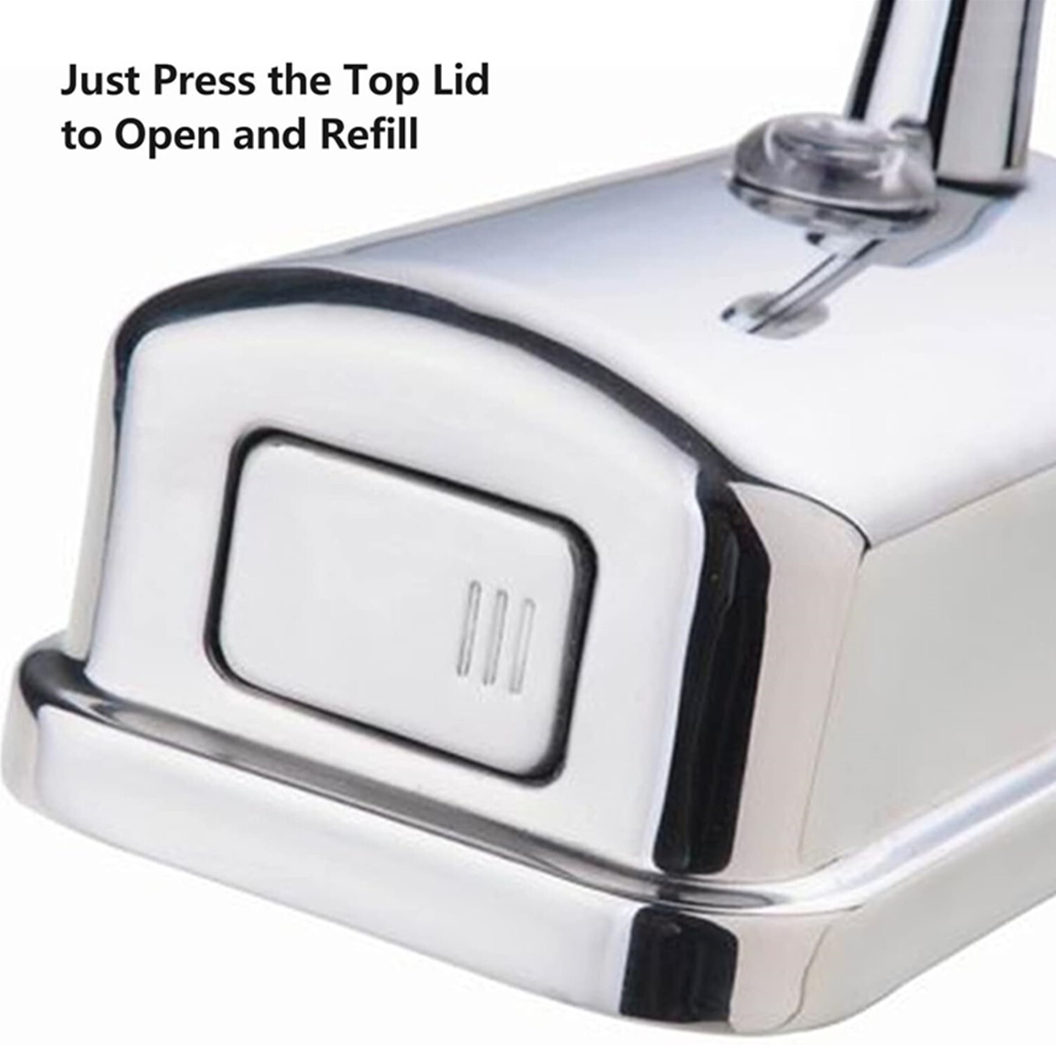800ml/ 1000ml Soap Dispenser Wall mount, 304 Stainless Steel, Bathroom, Shampoo