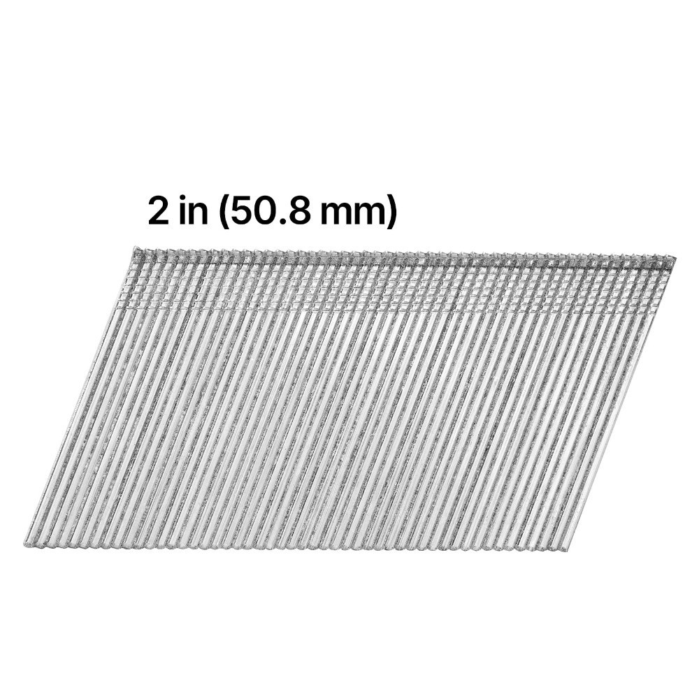 16 Gauge 2-Inch Angled Finish Nails 20-Degree Galvanized Heavy-Duty Brad Nails