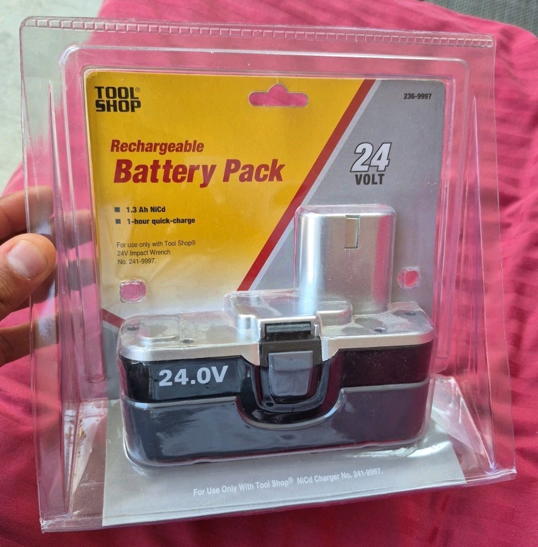 NEW SEALED Tool Shop 236-9997 24V 1.3Ah NiCd Battery Pack Impact Wrench