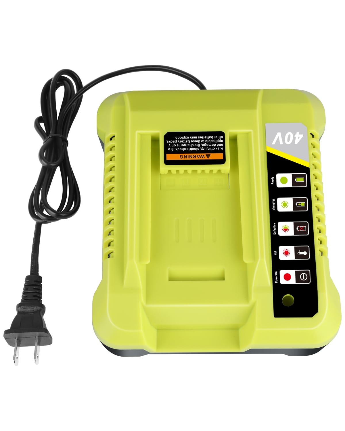 OP401 40V Charger for Ryobi 40 Volt Lithium-Ion Battery Small, Single Port