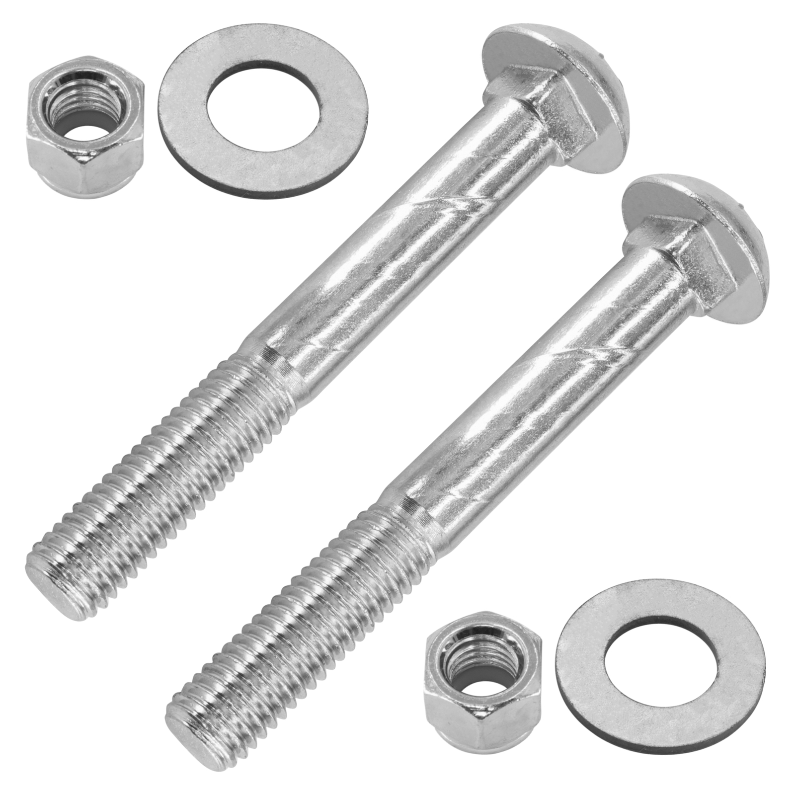 B-278 67240 210-175 Deck Wheel Roller Carriage Bolt Nyloc Nut for Dixie Chopper