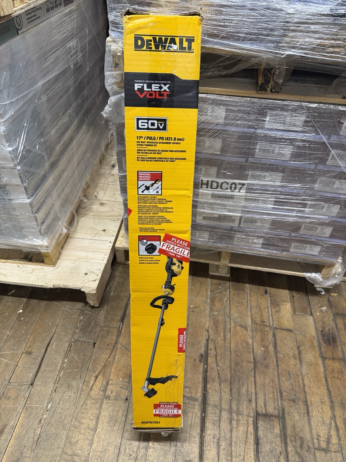 Dewalt 60v Max Flexvolt 17” Brushless String Trimmer DCST972 (Tool Only) NEW