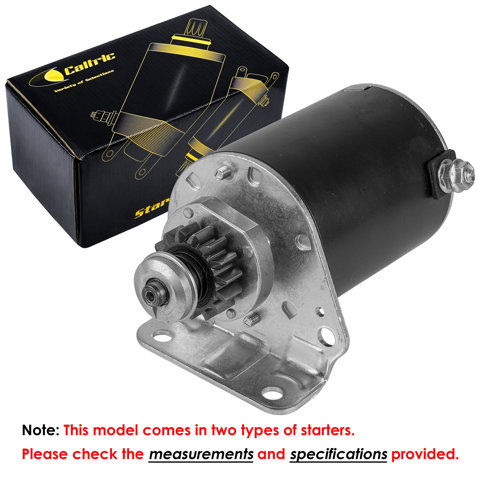 Starter Motor for Starter for Briggs & Stratton 592599 15 teeth Steel Gear