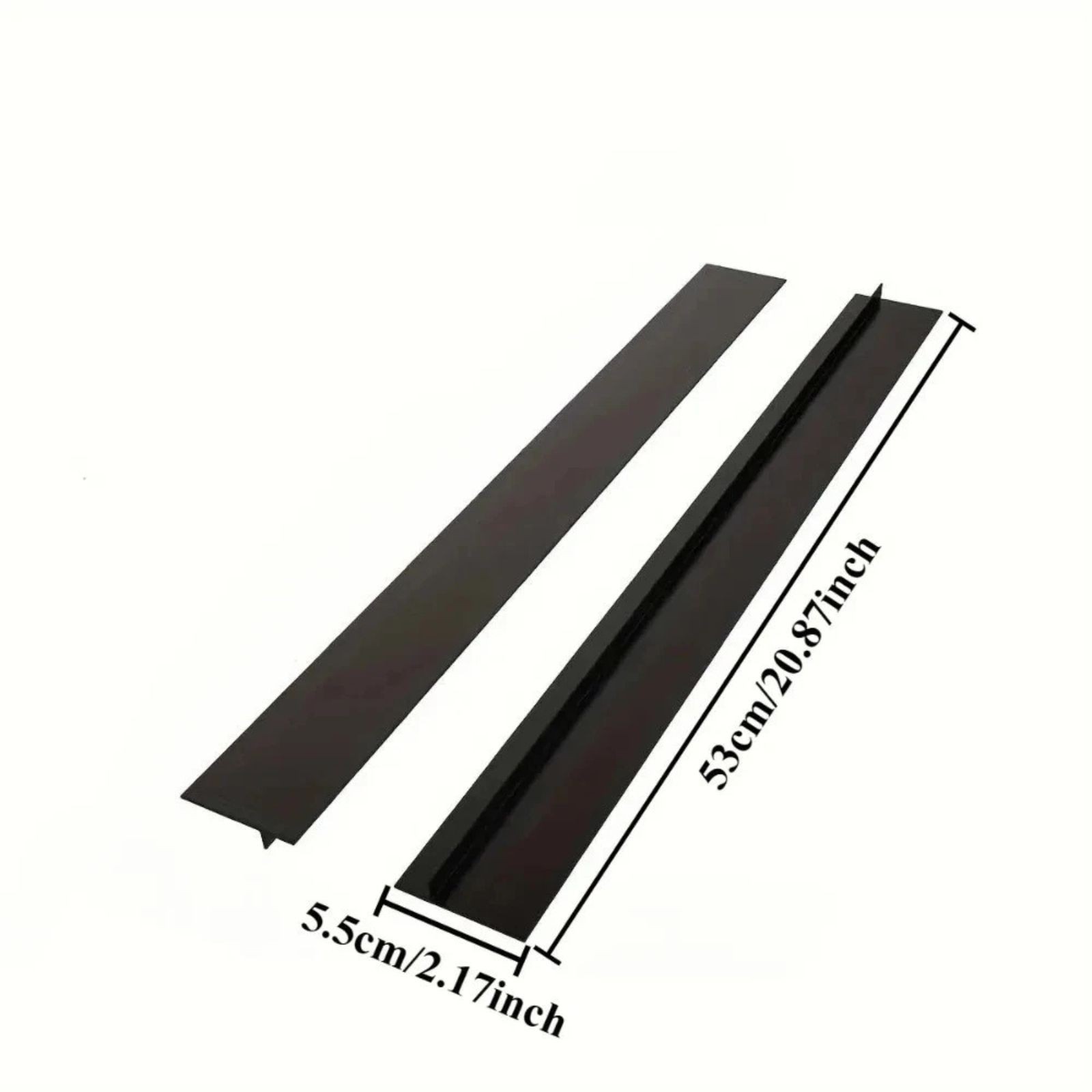 2Pcs Kitchen Silicone Stove Counter Gap Cover Oven Guard Spill Seal Slit Filler