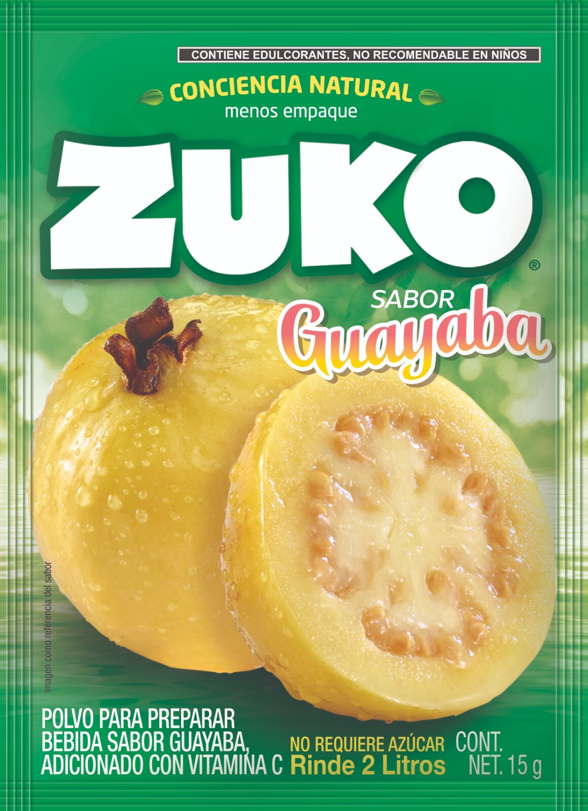 ZUKO Many Flavors No Sugar Needed Makes 2 Liters Of Drink Mix 15g/11gFrom Mexico