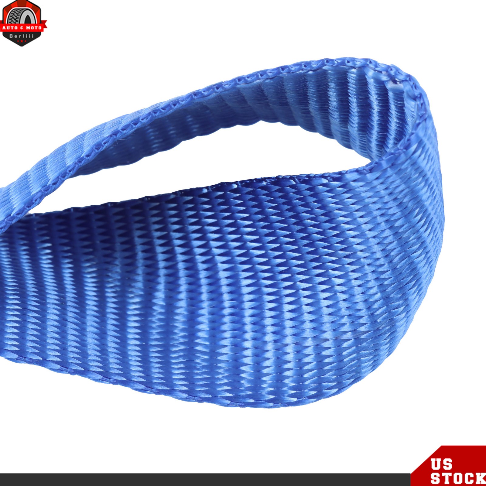 4PCS Heavy Duty Ratchet Straps 1.6″×15’ 5208 lbs Break Strength S Hooks Blue