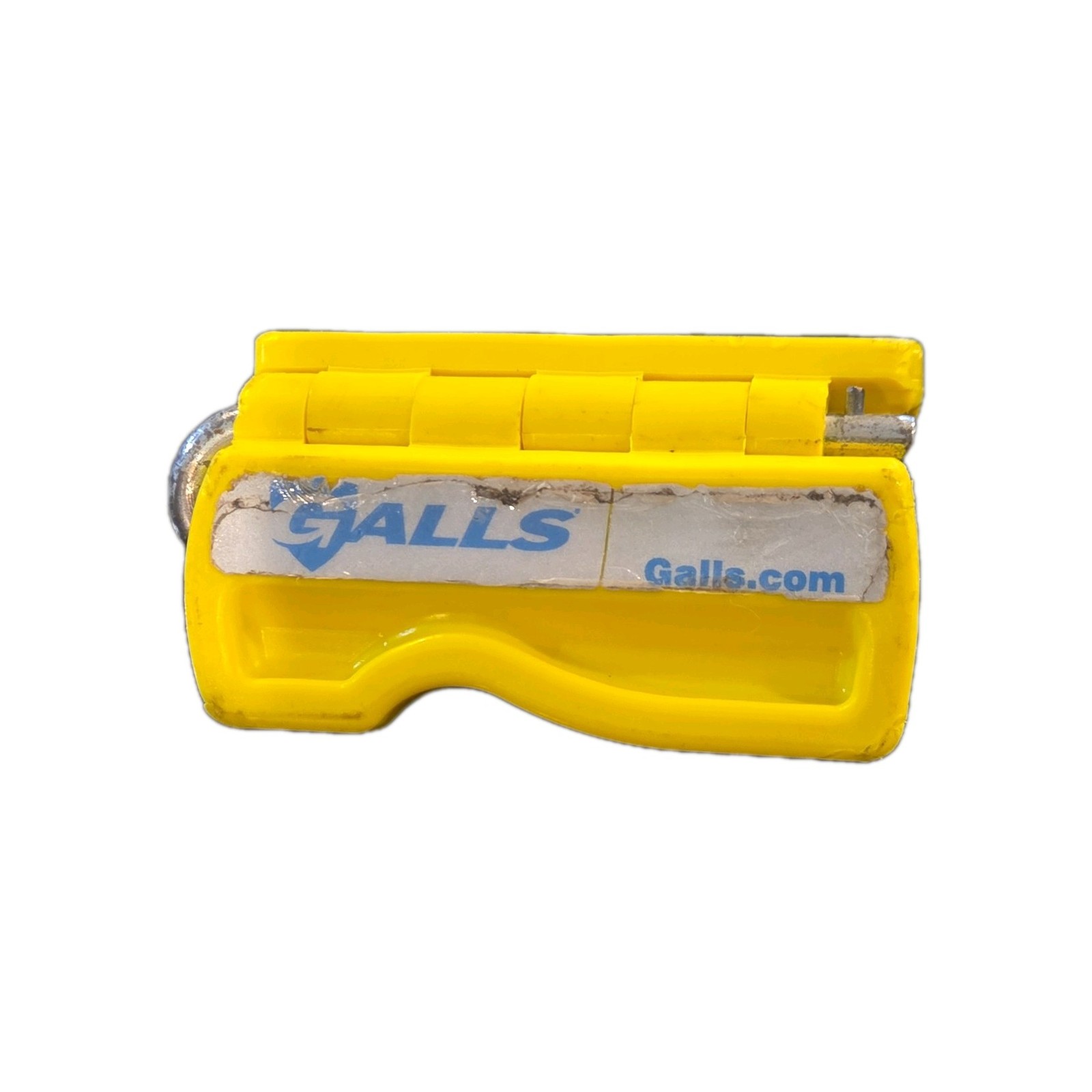 Galls Yellow Plastic Metal Door Hinge Stopper Forces Door To Remain Open