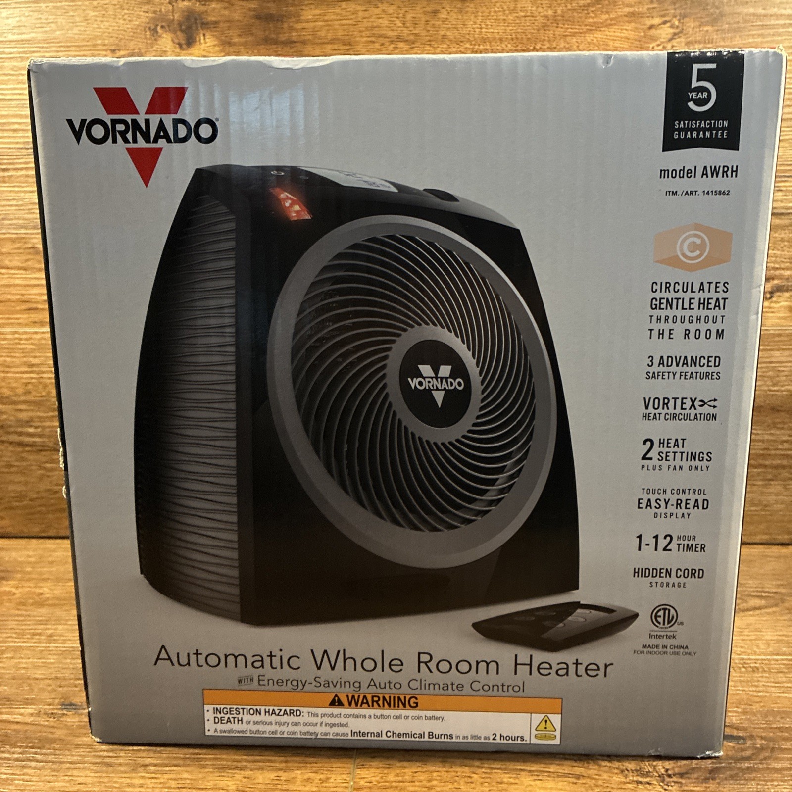 Vornado Whole Room Heater and Fan The AWRH