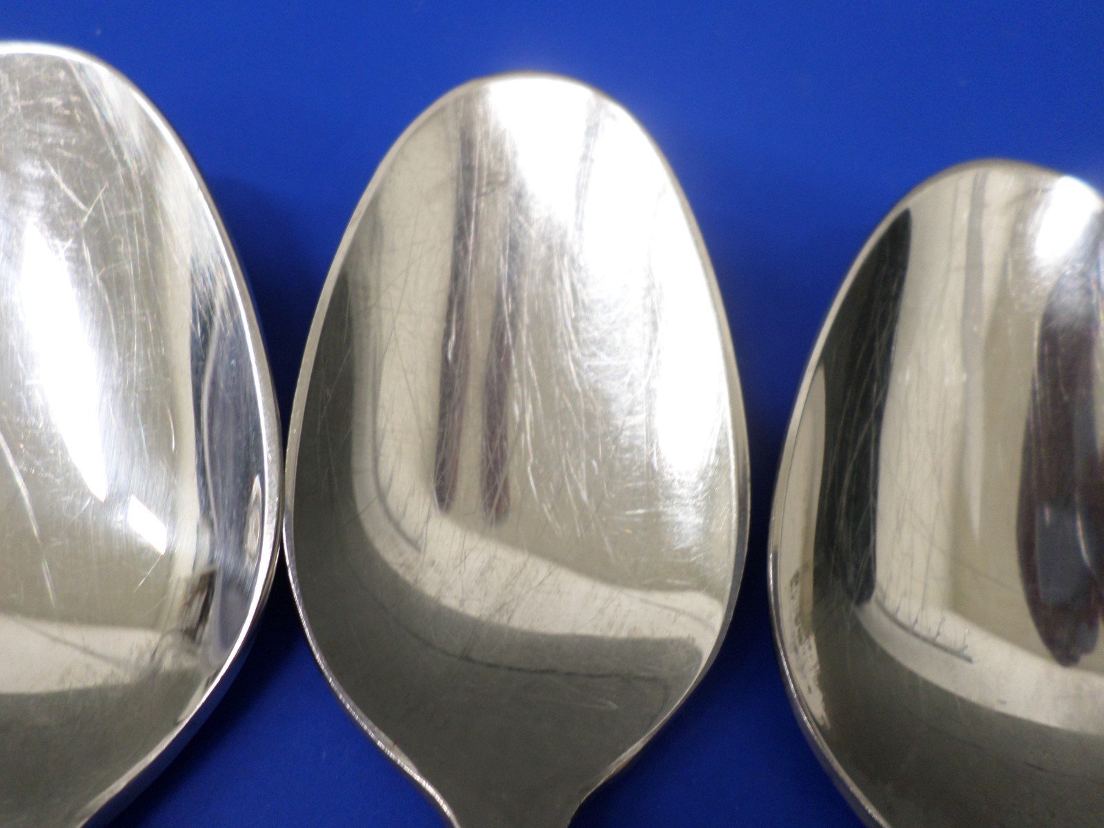 7 – Towle VIVA Glossy Slender 18/8 Stainless GERMANY Flatware OVAL SOUP SPOONS