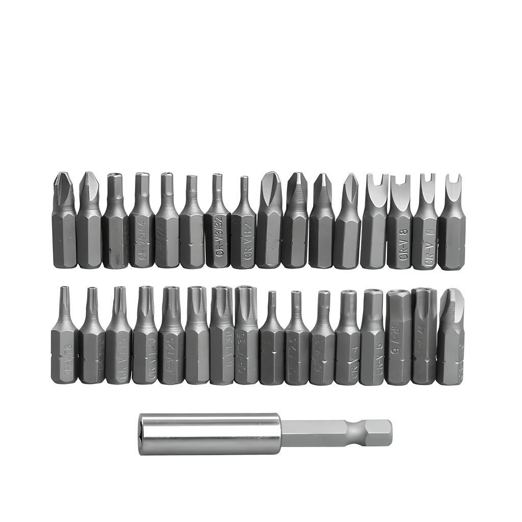 33 PCS Torx Security Bit Set – Hex Star Spanner & Tri-Wing Tamper-Proof Tool US