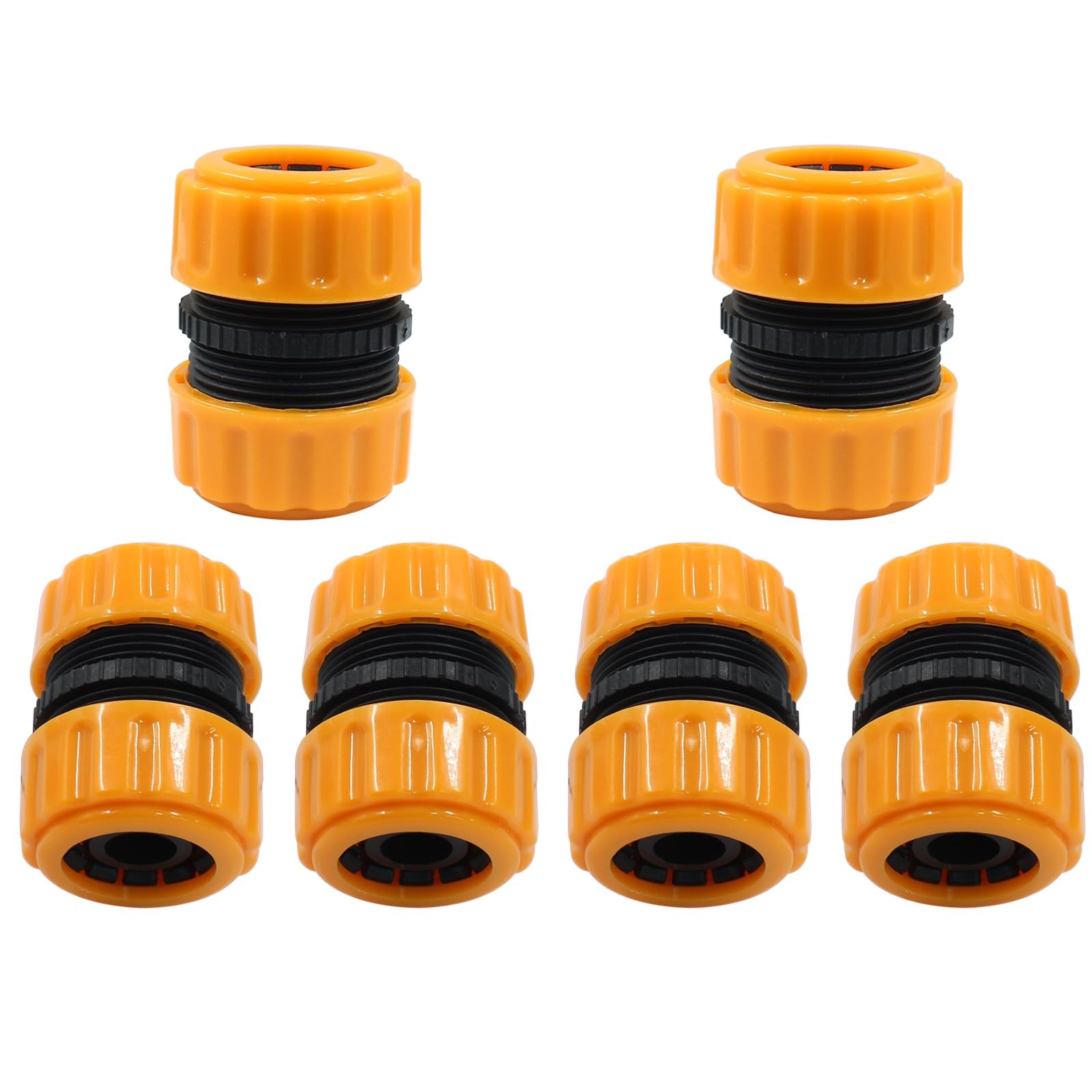 6 Sets 3/4″ or 5/8″ Garden Hose Repair Kit Hose Pipe Connector Water Hose