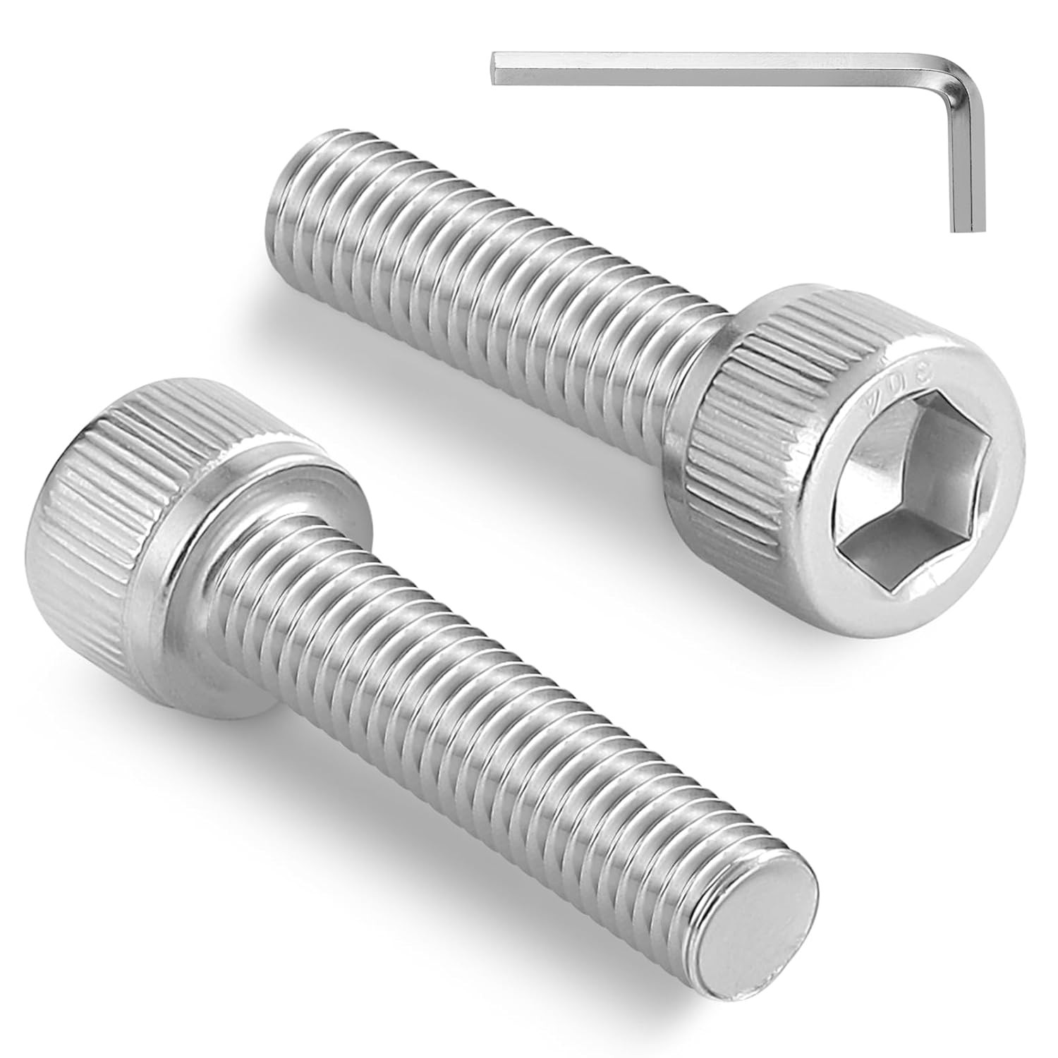 M3/4/5 Hex Socket Head Cap Screws Bolts Nuts & Washers Assortment Kit (4-100mm)