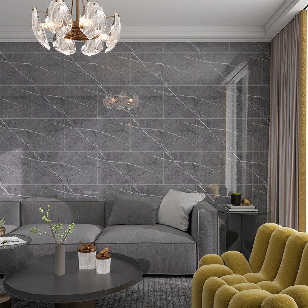 40pcs Marble Peel and Stick Wall Panels,Heat-Resistant Backsplash Tile Sticker