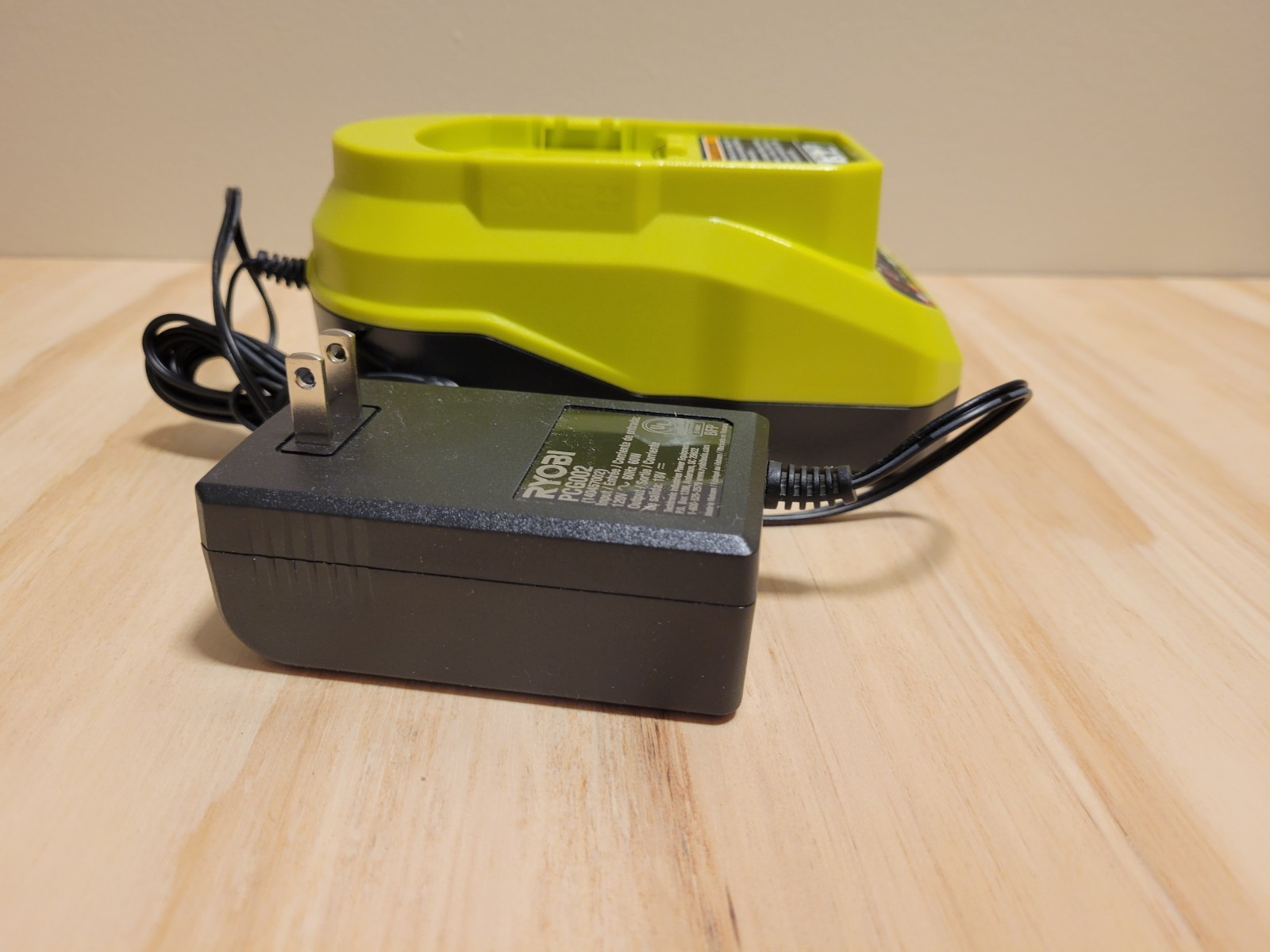 RYOBI PCG002 18V Volt ONE+ Lithium-Ion Battery Charger NEW Genuine OEM GEN II
