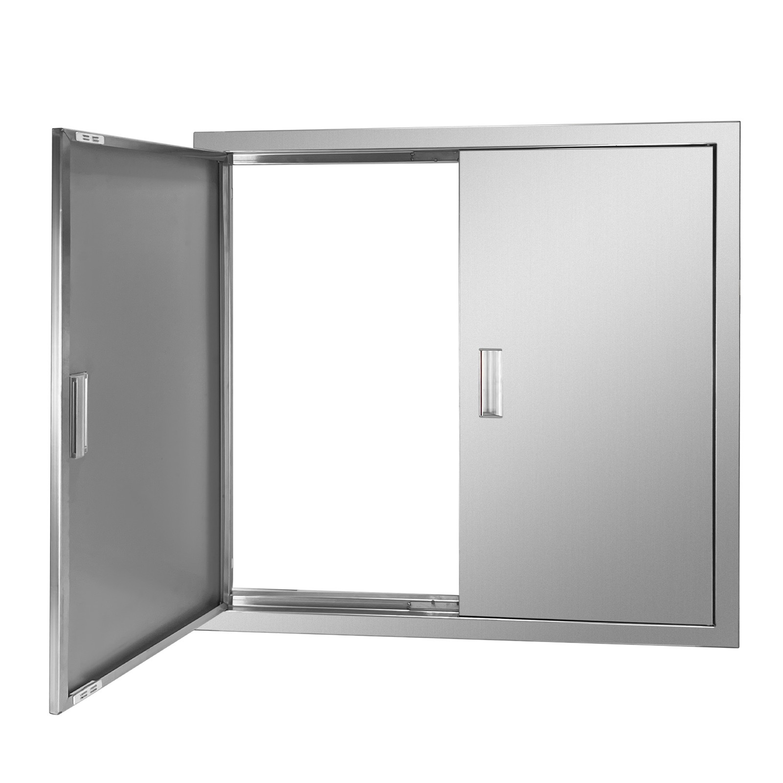 Stainless Steel BBQ Access Door 31W x 31H Inch Double Outdoor Kitchen Door