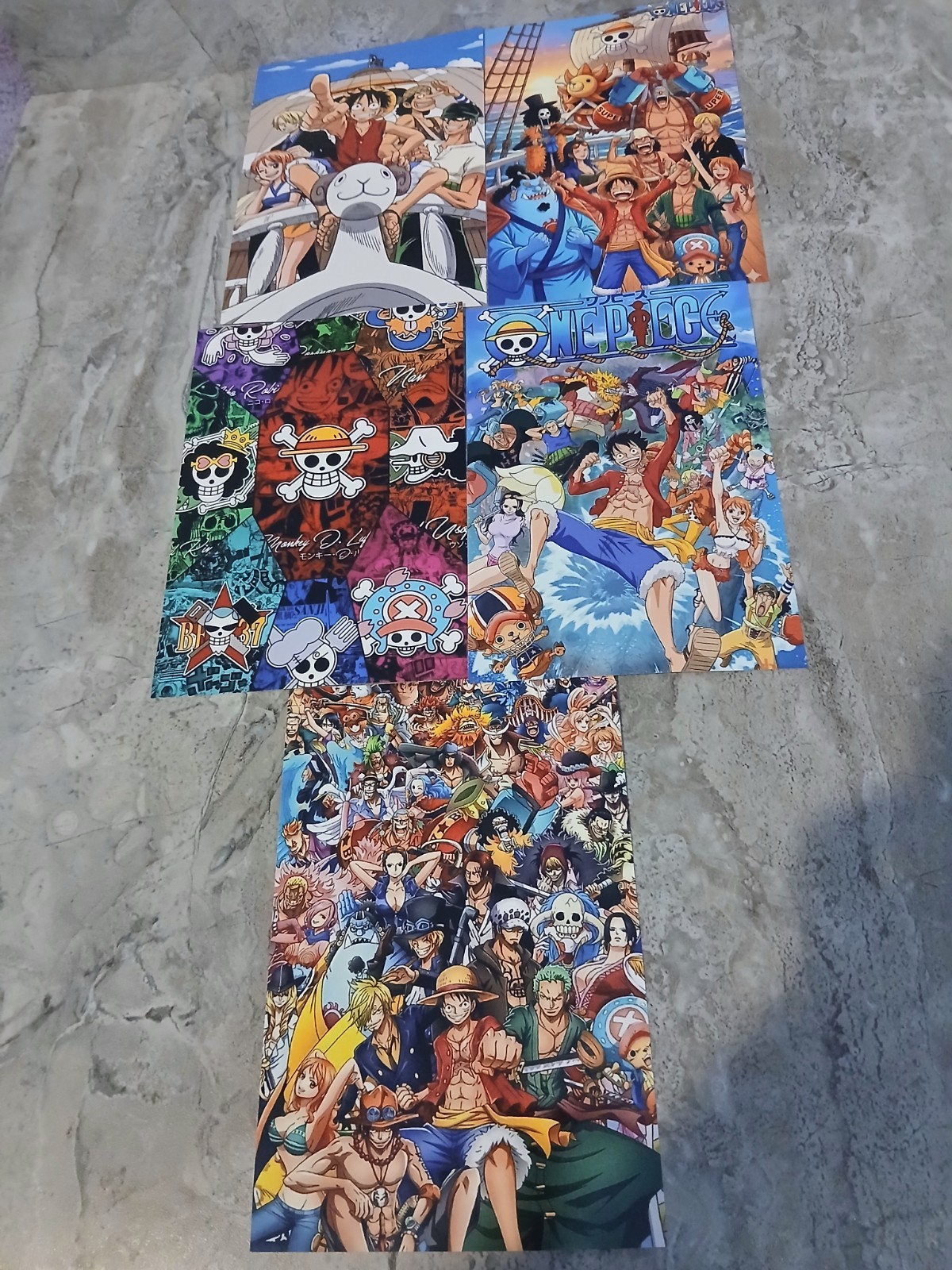 ONE PIECE Monkey poster print 4 X 6 home decor Lot Of 5