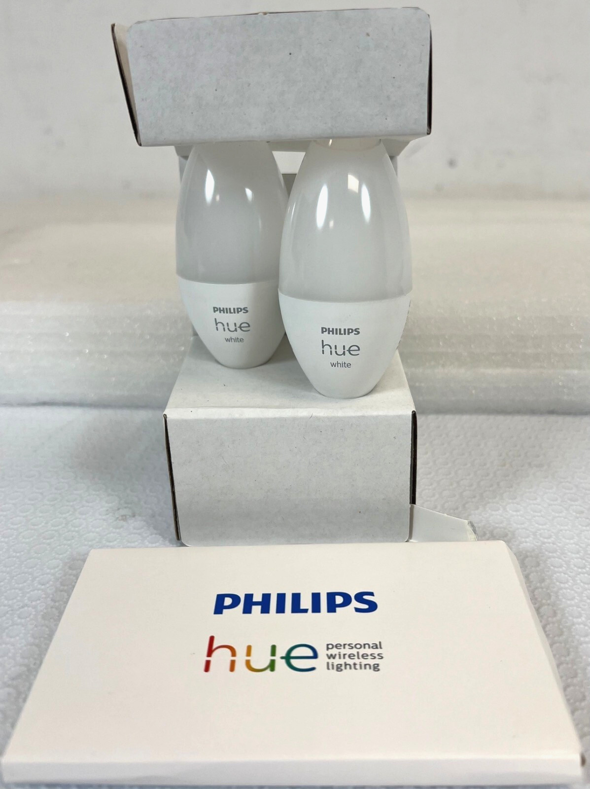 Philips Hue White E12 40W Smart Bluetooth LED Light Bulbs 2-Pack -FREE SHIPPING