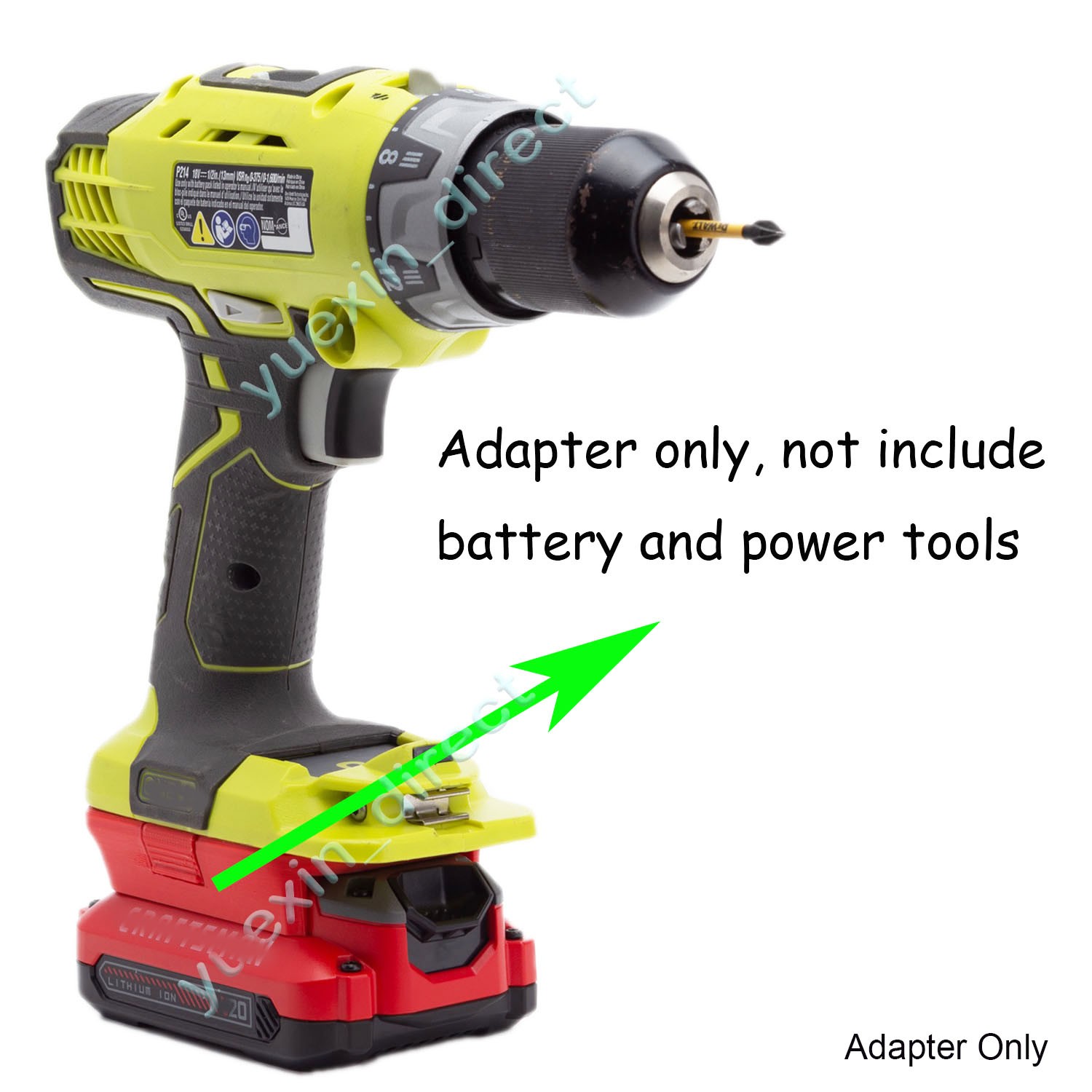 Adapter For Craftsman v-20 20V Lithium Battery to for Ryobi 18V Tools Converter