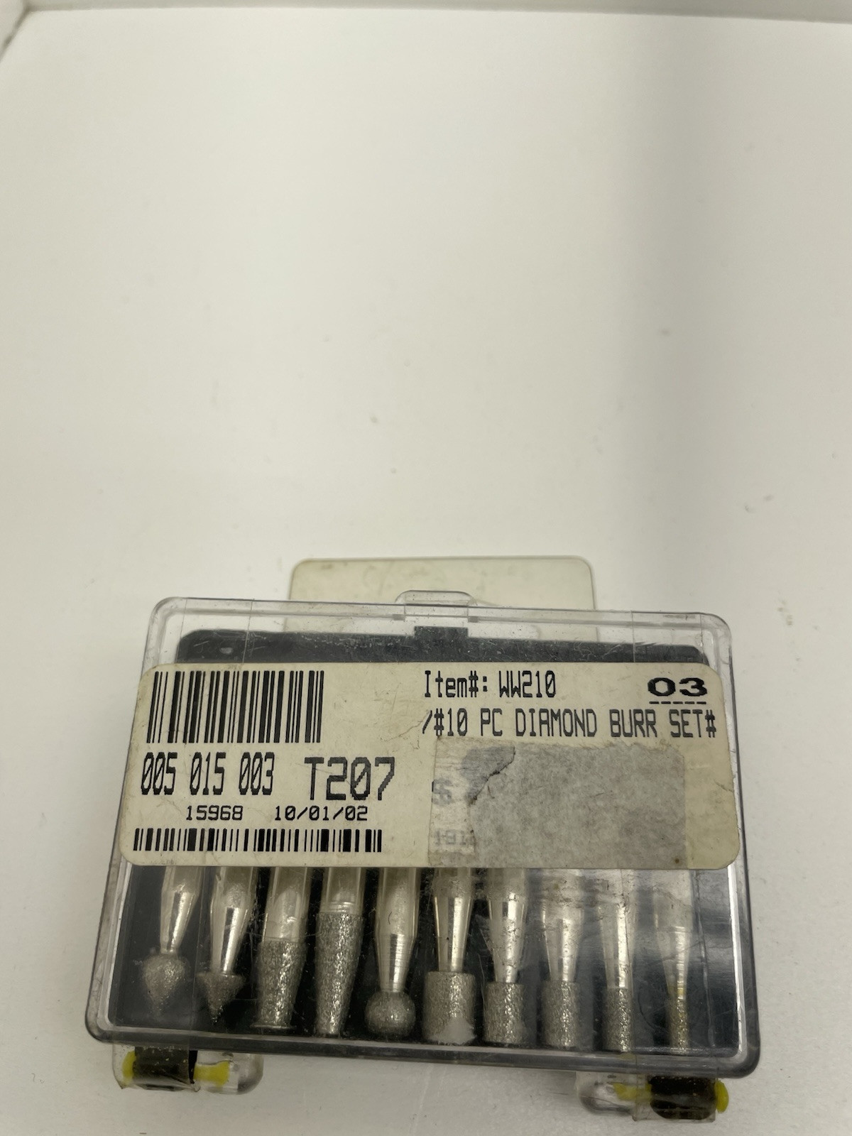 10 Pc Diamond Burr Set