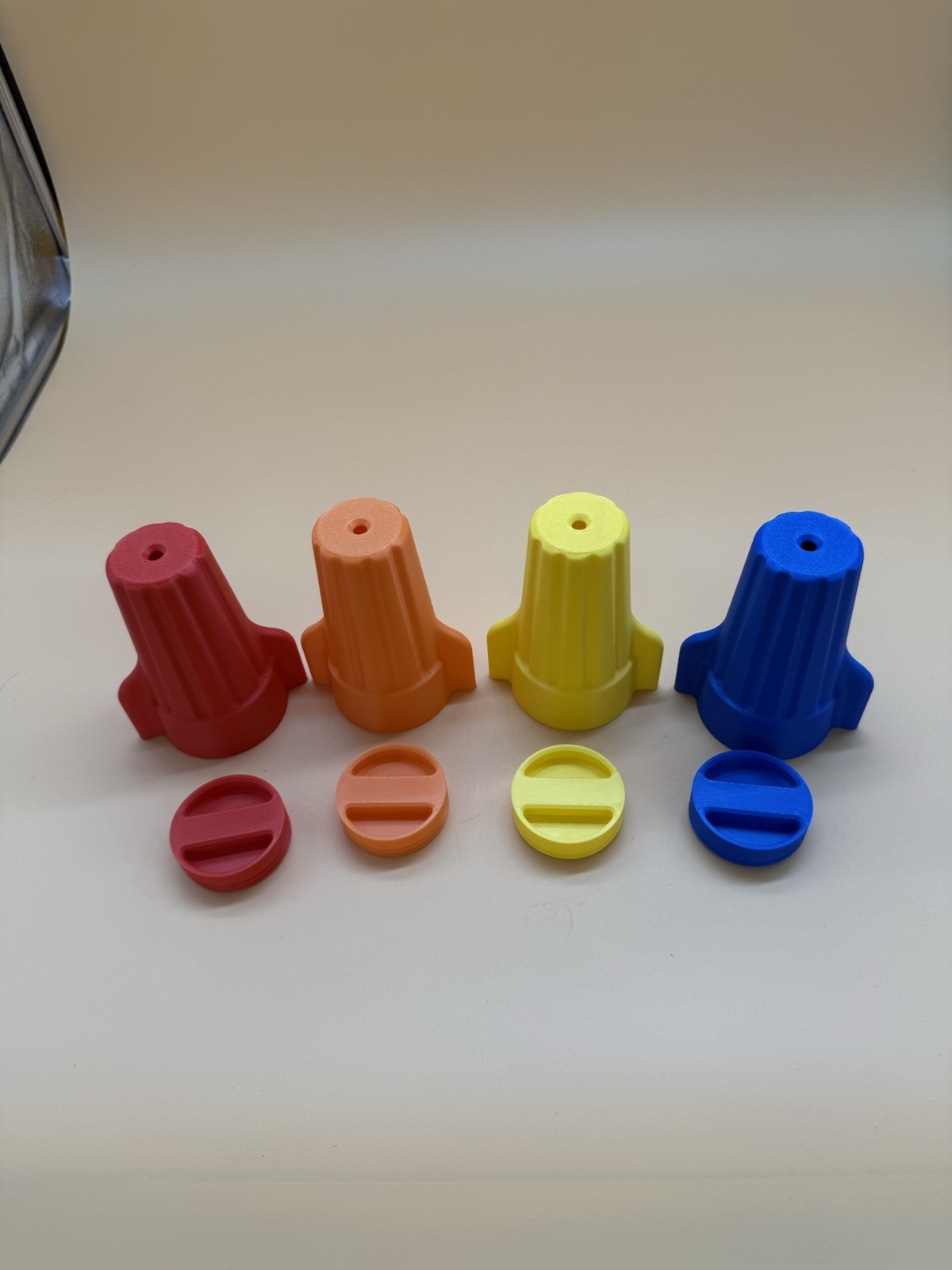 Large and XXL Winged Wire Nut Style Storage Container With Lid in Any Color