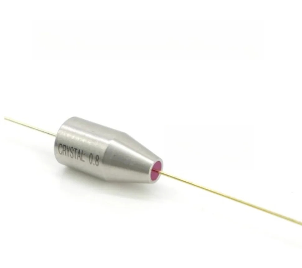 1Pc EDM Wire Cut Discharge Machine Drilling Ruby Electrode Guide 0.1-3mm 12X25mm