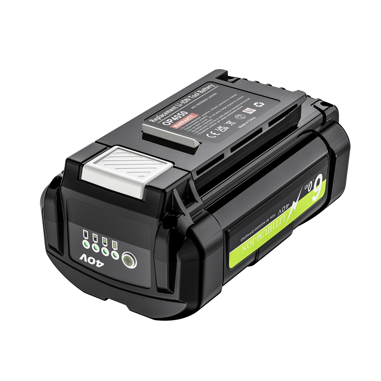 For Ryobi 40V 10.0AH Lithium-Ion High Capacity Battery OP4050 OP40602 OP40201