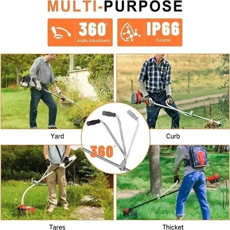 Ergonomic Trimmer Grip String Trimmers Handle Weed Eater Handle Extension Tools