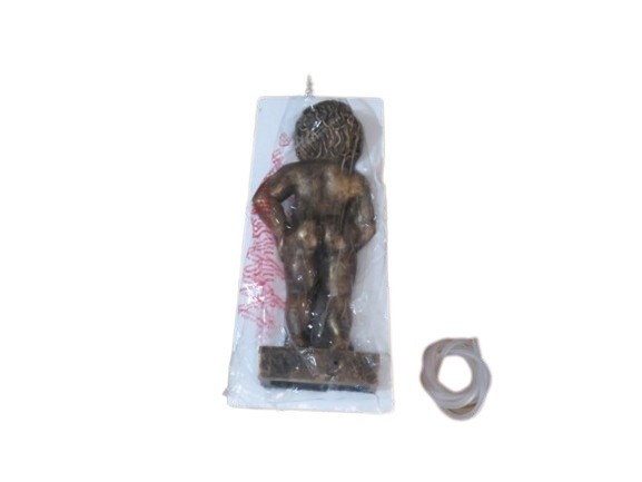 Classic Gold Belgian Boy Pond Statue Garden Water Feature Fountain Spitter