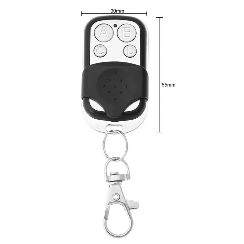 Wireless 433MHz RF Remote Key Fob for Garage Gate Opener 1-6PCS