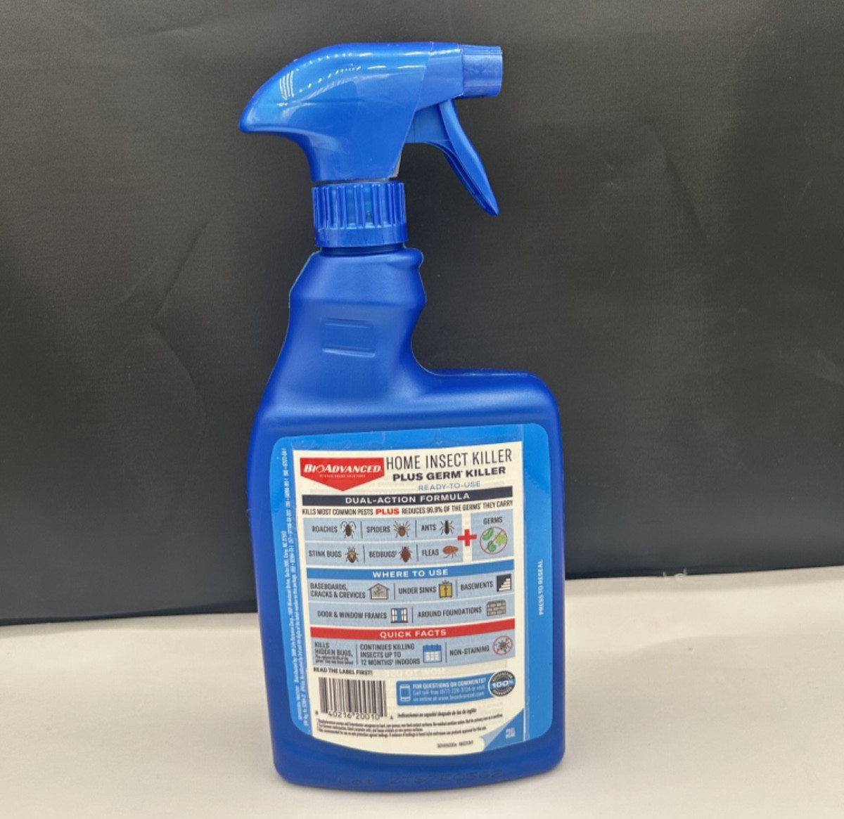BioAdvanced Home Insect Killer Indoor Insect Protection for Up to 12 Months 24Oz