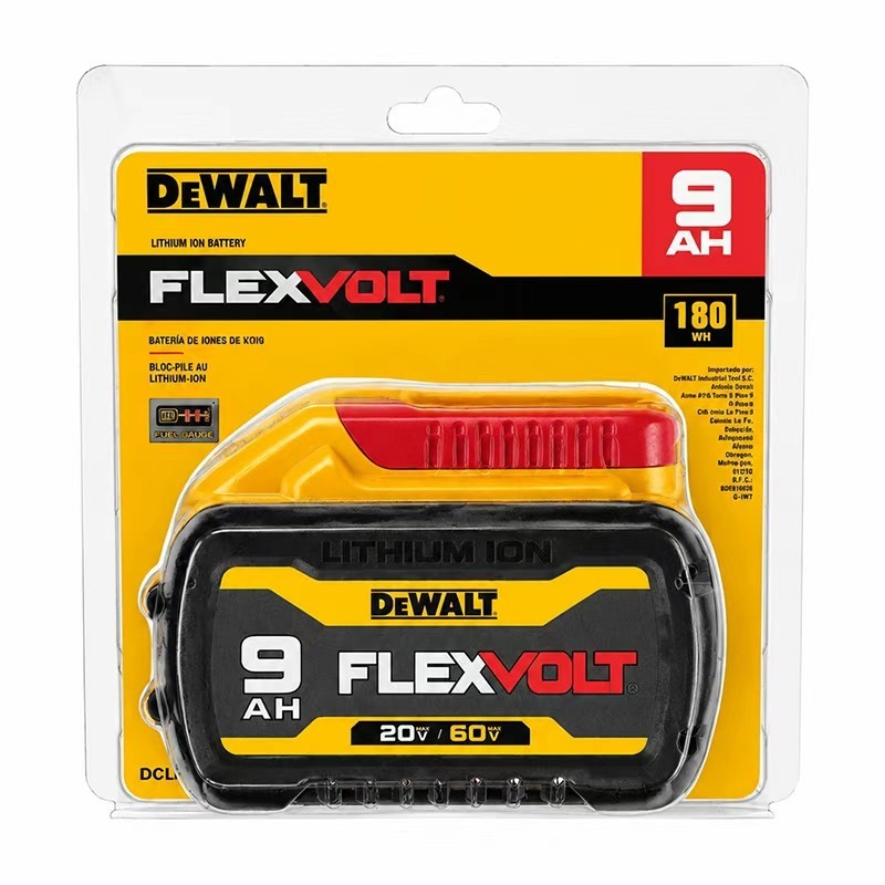 DEWALT FLEXVOLT 20V/60V MAX 9.0Ah Lithium-Ion Battery Pack – 180Wh (DCB609)