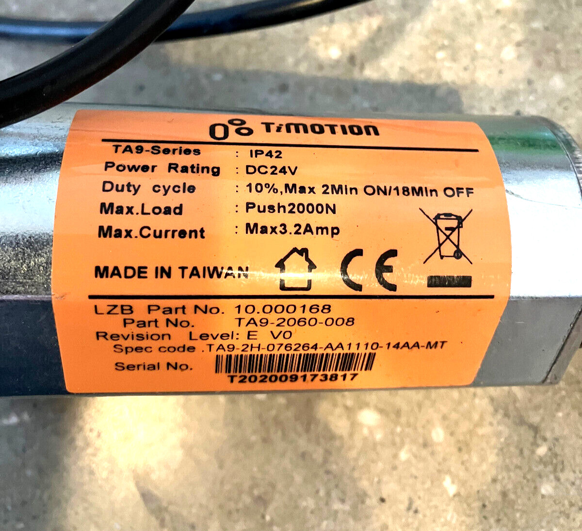 GENUINE 10.000168 TA9-2060-008 La-Z-Boy CENTER LEG REST TiMotion Motor Lazy Part